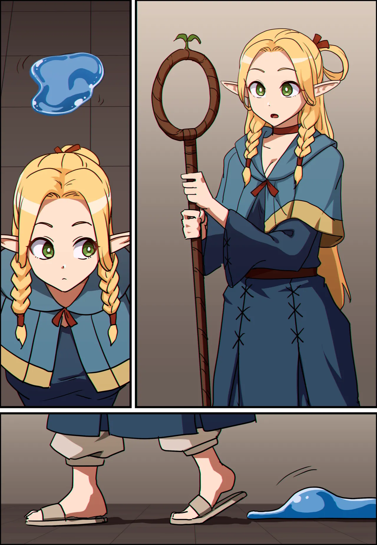Delicious in Dungeon  - Marcille Donato │ page 1 full