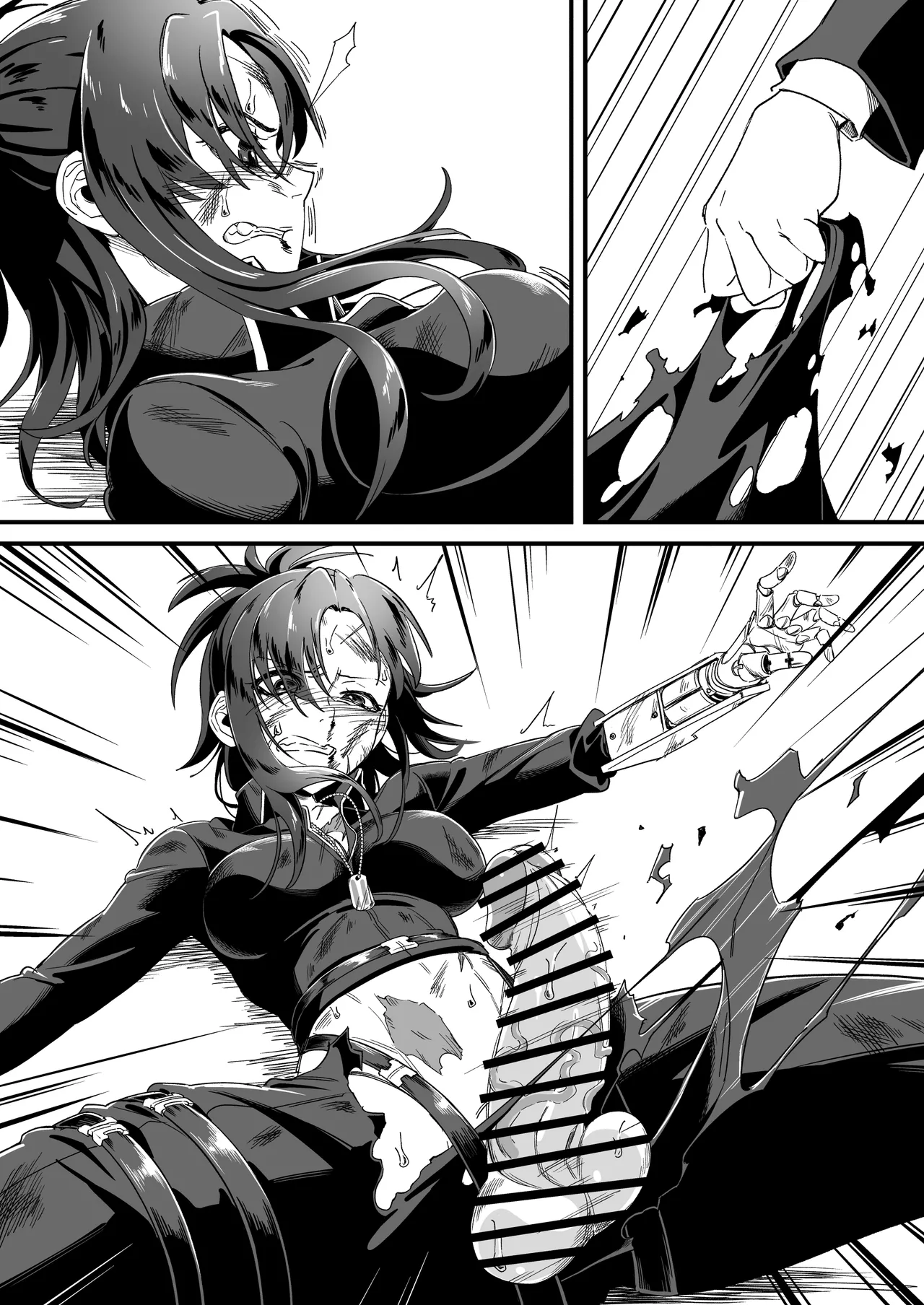 Untitled Angelia × RPK-16 futanari manga page 3 full