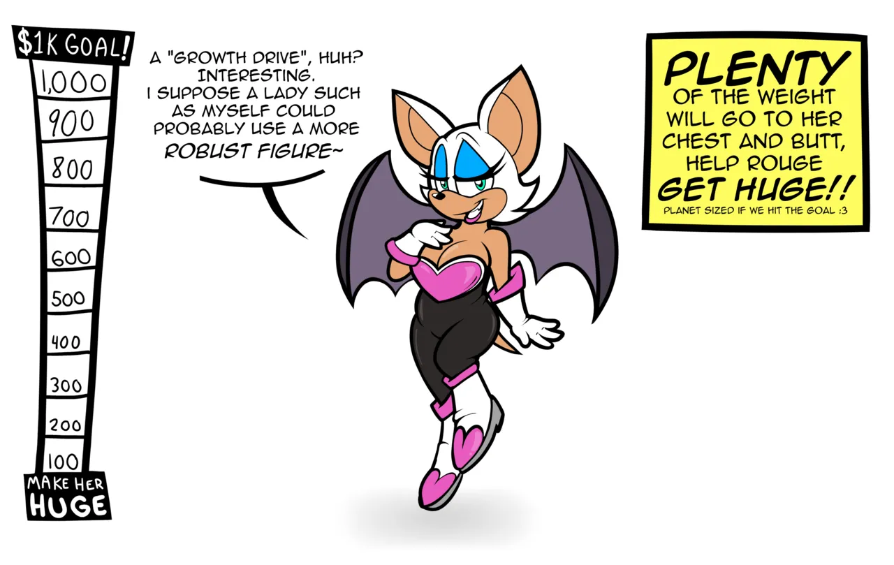 Rouge the Bat Weight Gain Drive! page 1 full