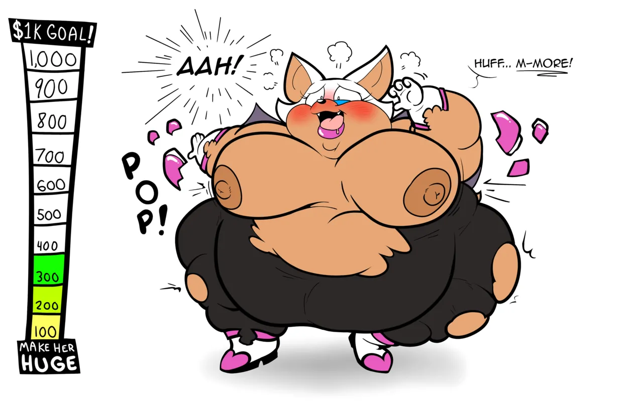 Rouge the Bat Weight Gain Drive! page 4 full