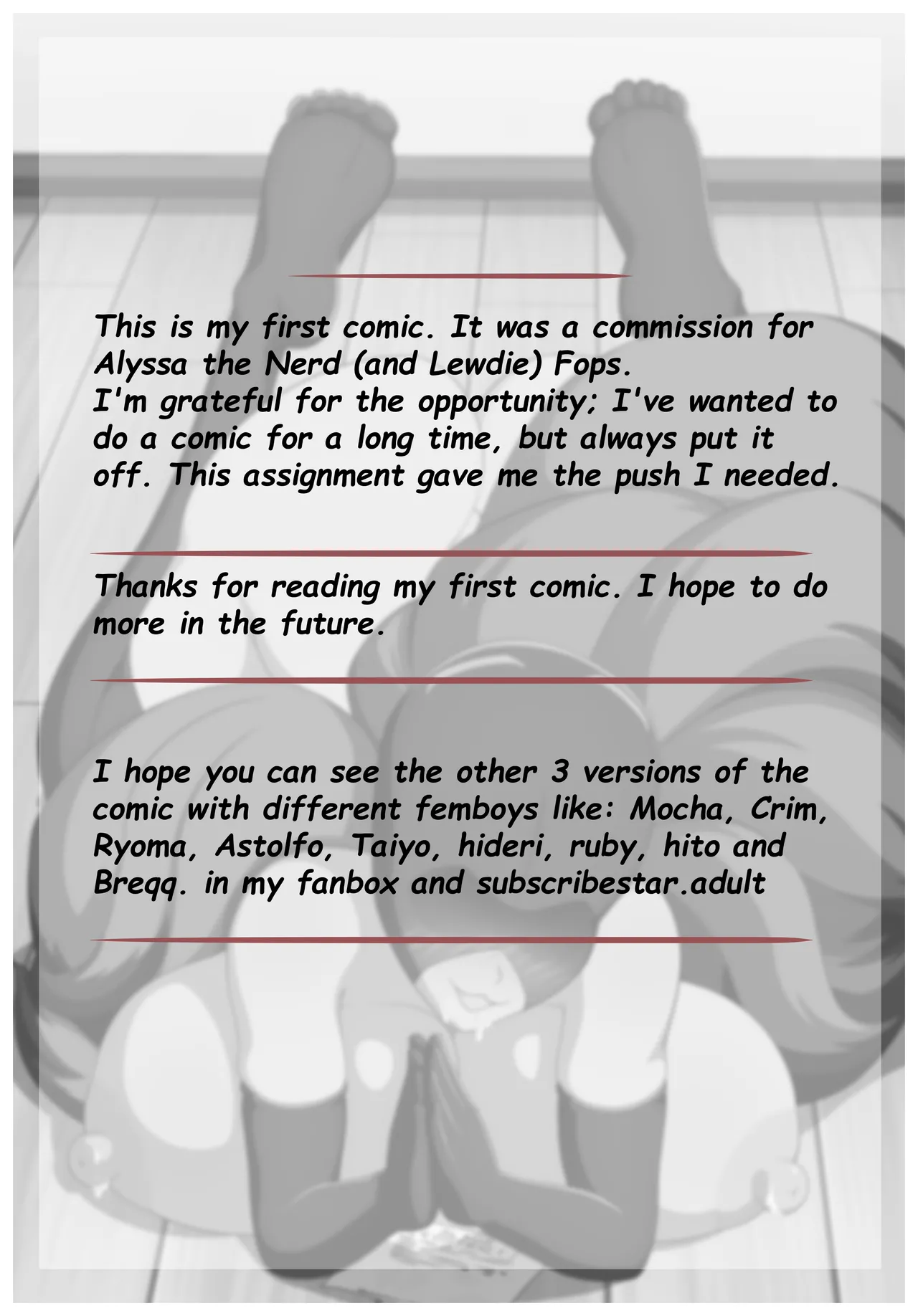 My new life as a Femboy slave page 9 full