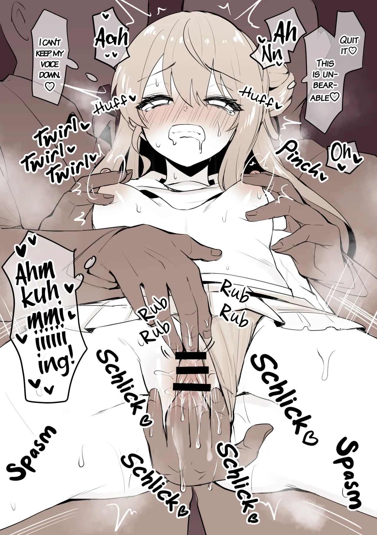 電車で痴♡漢されて潮吹きアクメしちゃうす〇せい page 9 full