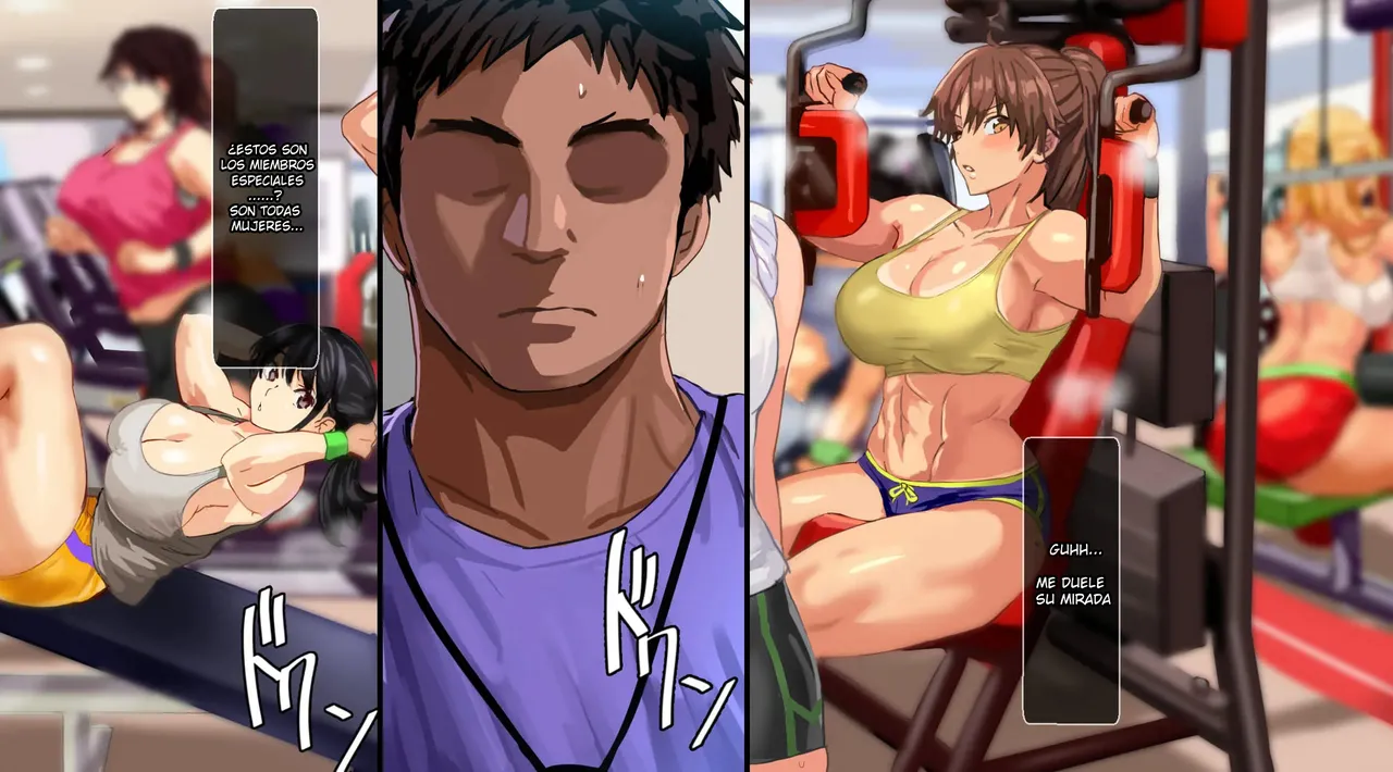 Yari Gym Seikatsu Genki na Sports Chitsu ni Hamemakuru Gym page 1 full