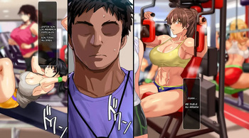 Yari Gym Seikatsu Genki na Sports Chitsu ni Hamemakuru Gym cover