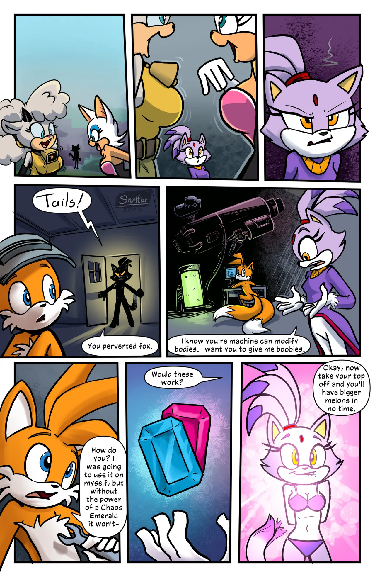 Blazing Boobies page 1 full