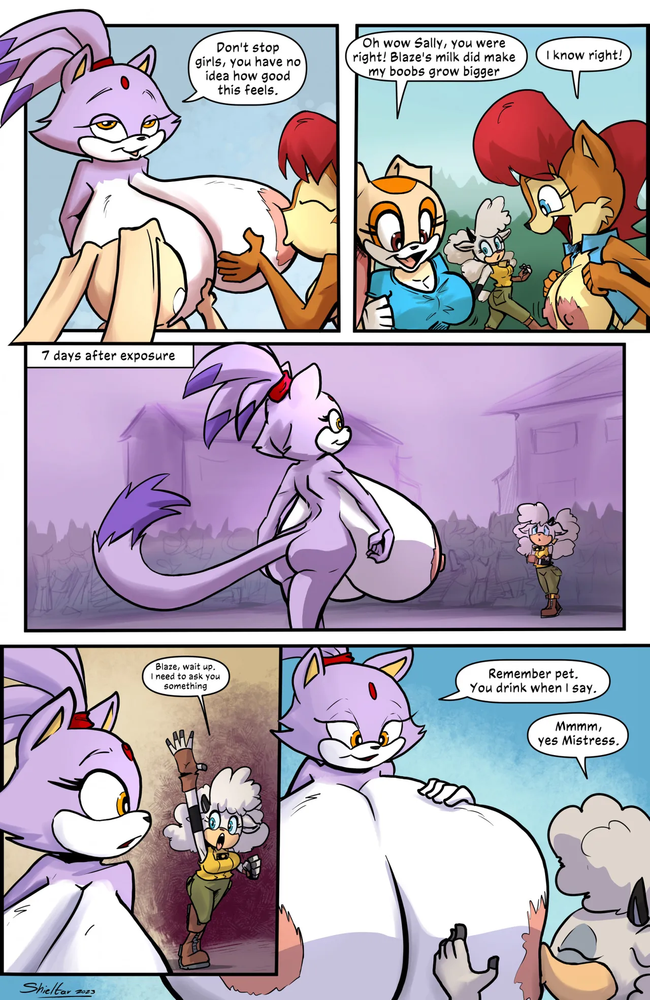 Blazing Boobies page 4 full