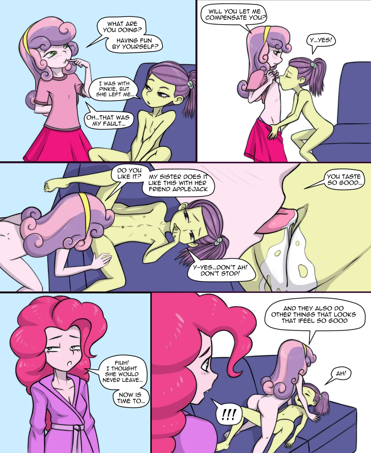 Pinkie's Exciting Babysitting | page 4 full