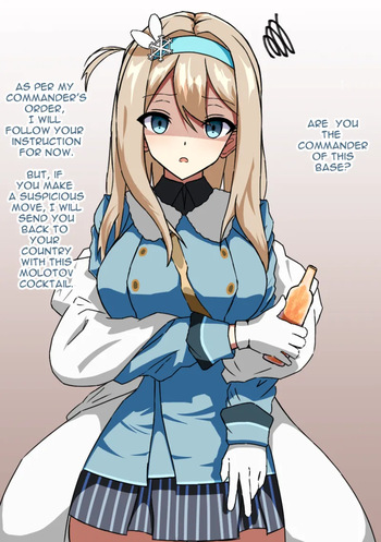 Suomi is Trained by Russian Commander Who She Hates and Falls Into NTR cover