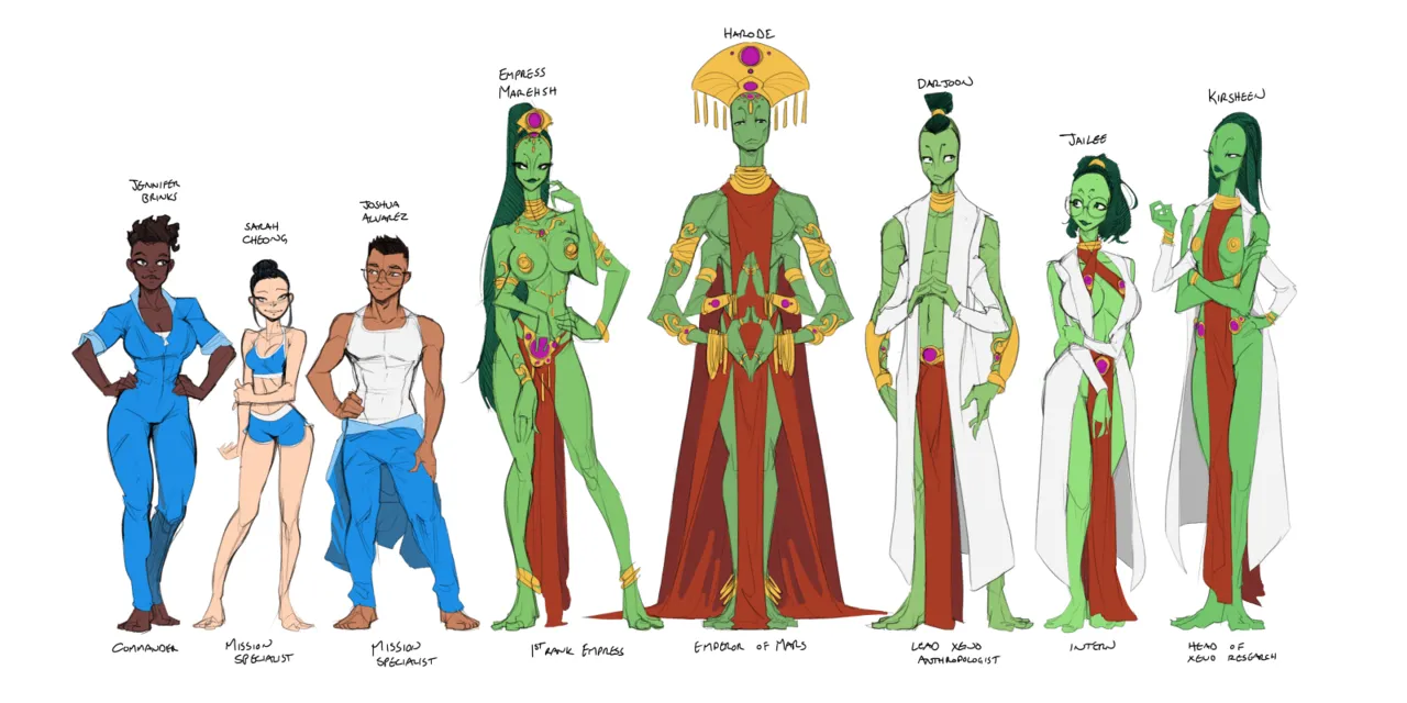 AstroKnots: A Polycule of Mars page 2 full