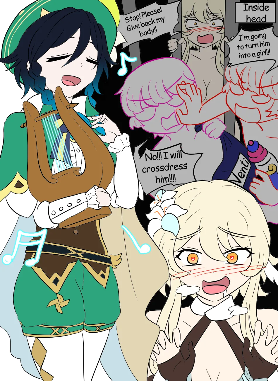 Genshin TSF Diary page 6 full