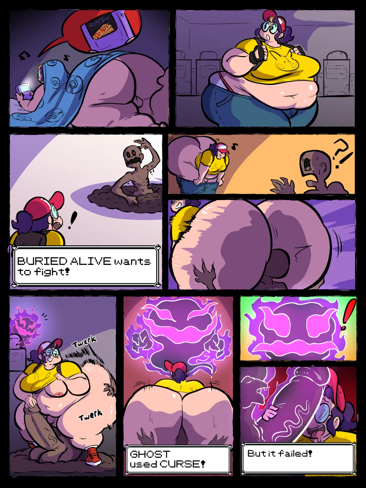 Cameron's Spooky Run in Pokemon Tower page 1 full