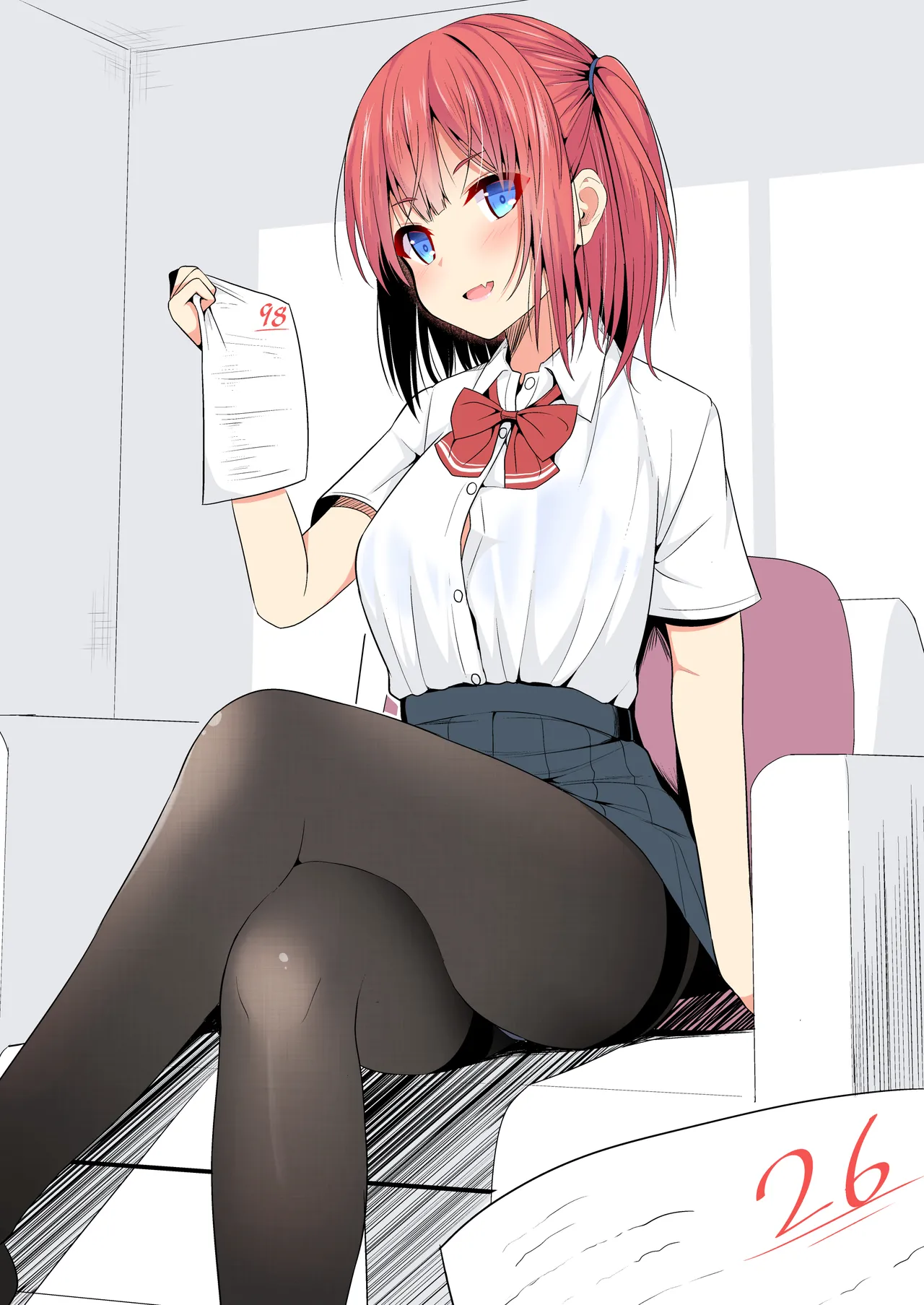 勉強以外は駄目なのに煽っちゃう女の子 page 2 full
