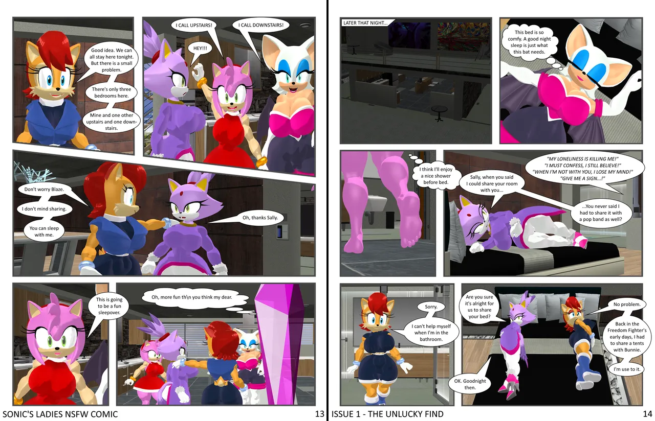 Sonic's Ladies and the Cursed Crystal page 8 full