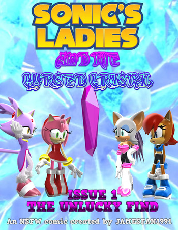 Sonic's Ladies and the Cursed Crystal cover
