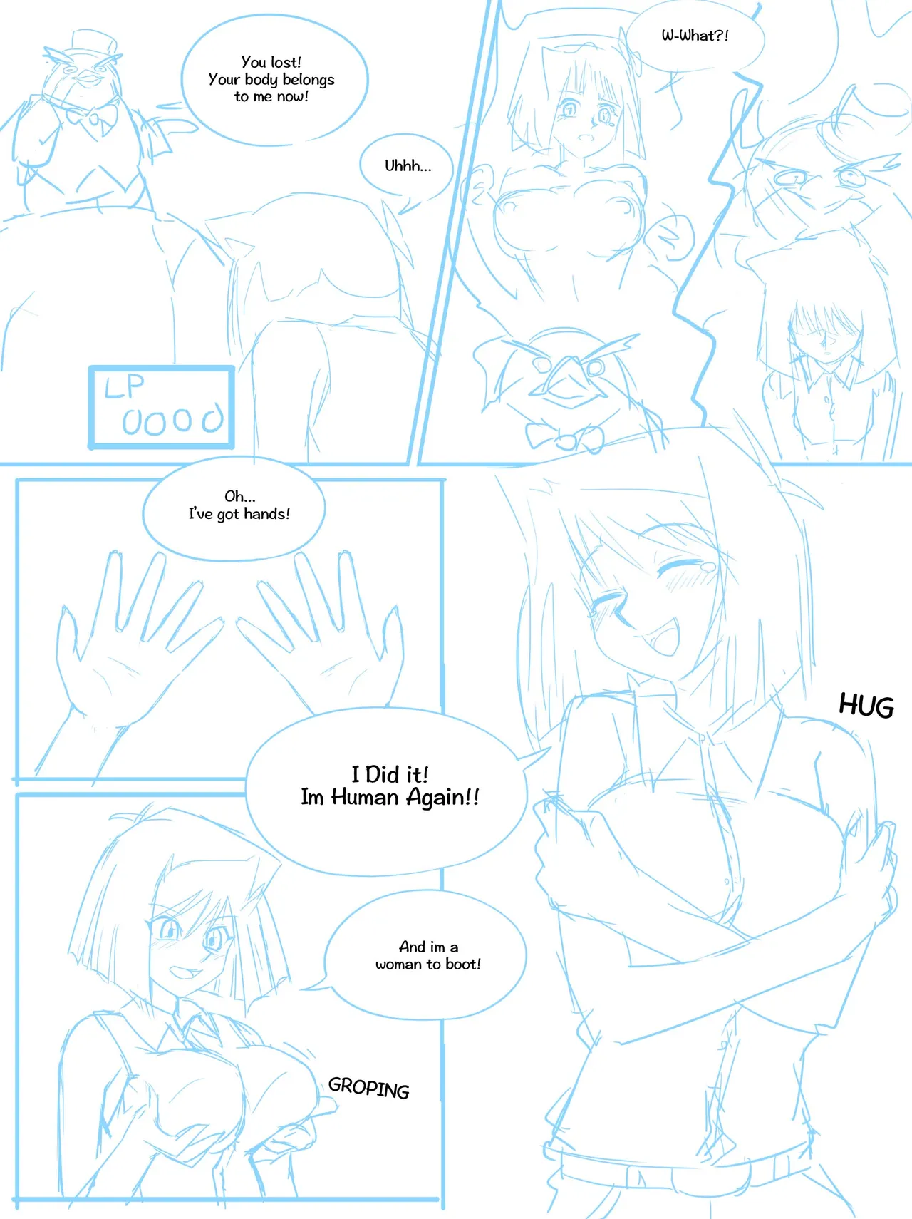 Anzu loses to an Evil Penguin! page 3 full