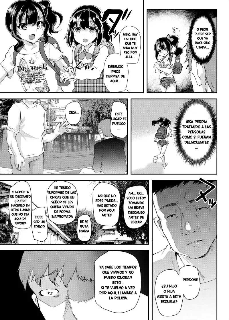 Gal JS Yui-chan to Shojo Chuu Raper | La pequeña Yui y el violador virgen page 6 full