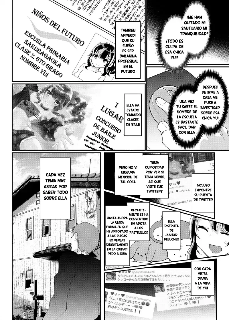 Gal JS Yui-chan to Shojo Chuu Raper | La pequeña Yui y el violador virgen page 7 full