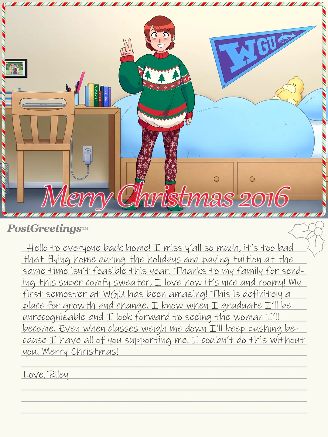 Heavy Holiday Postcard Pounds page 1 full