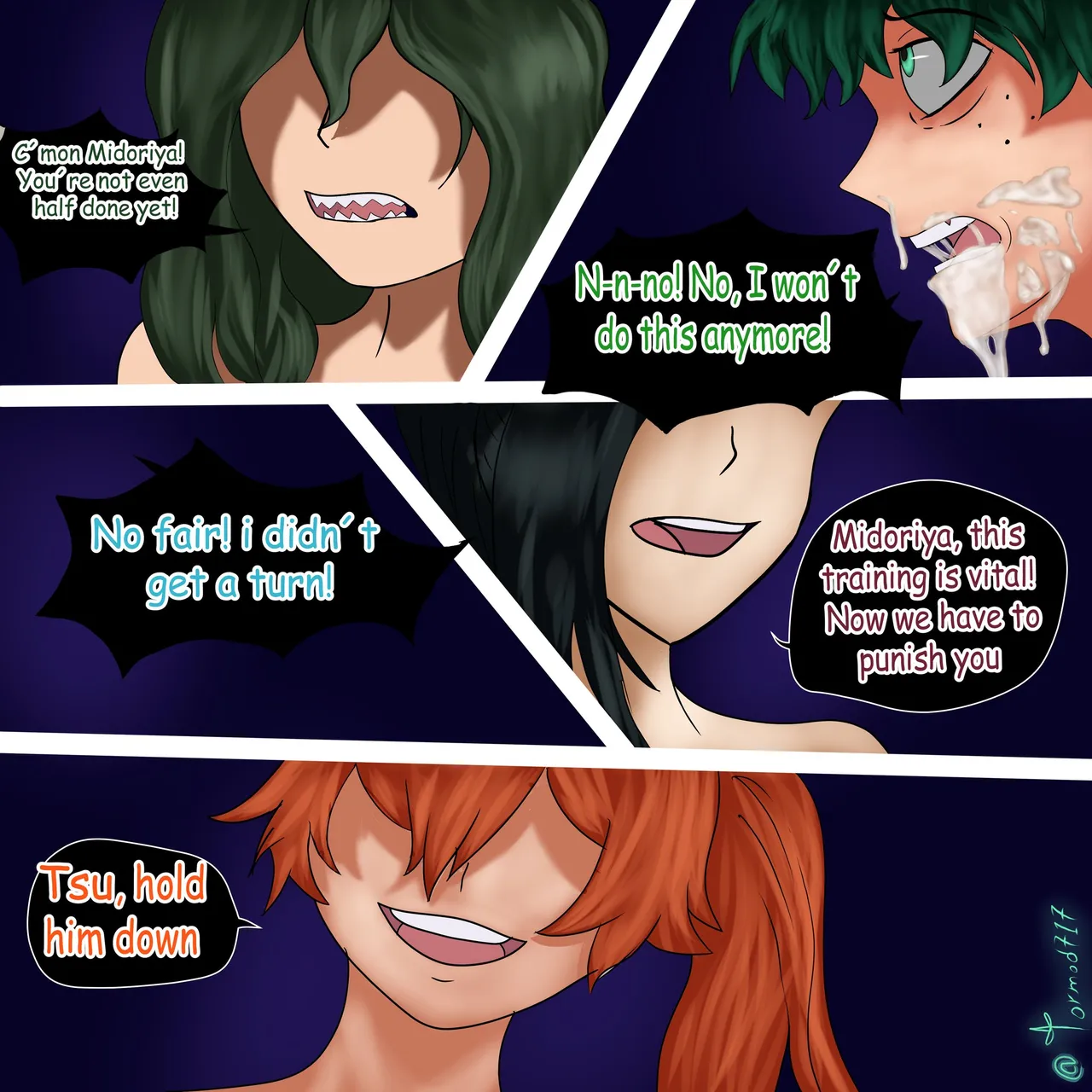 Femboy Deku page 8 full