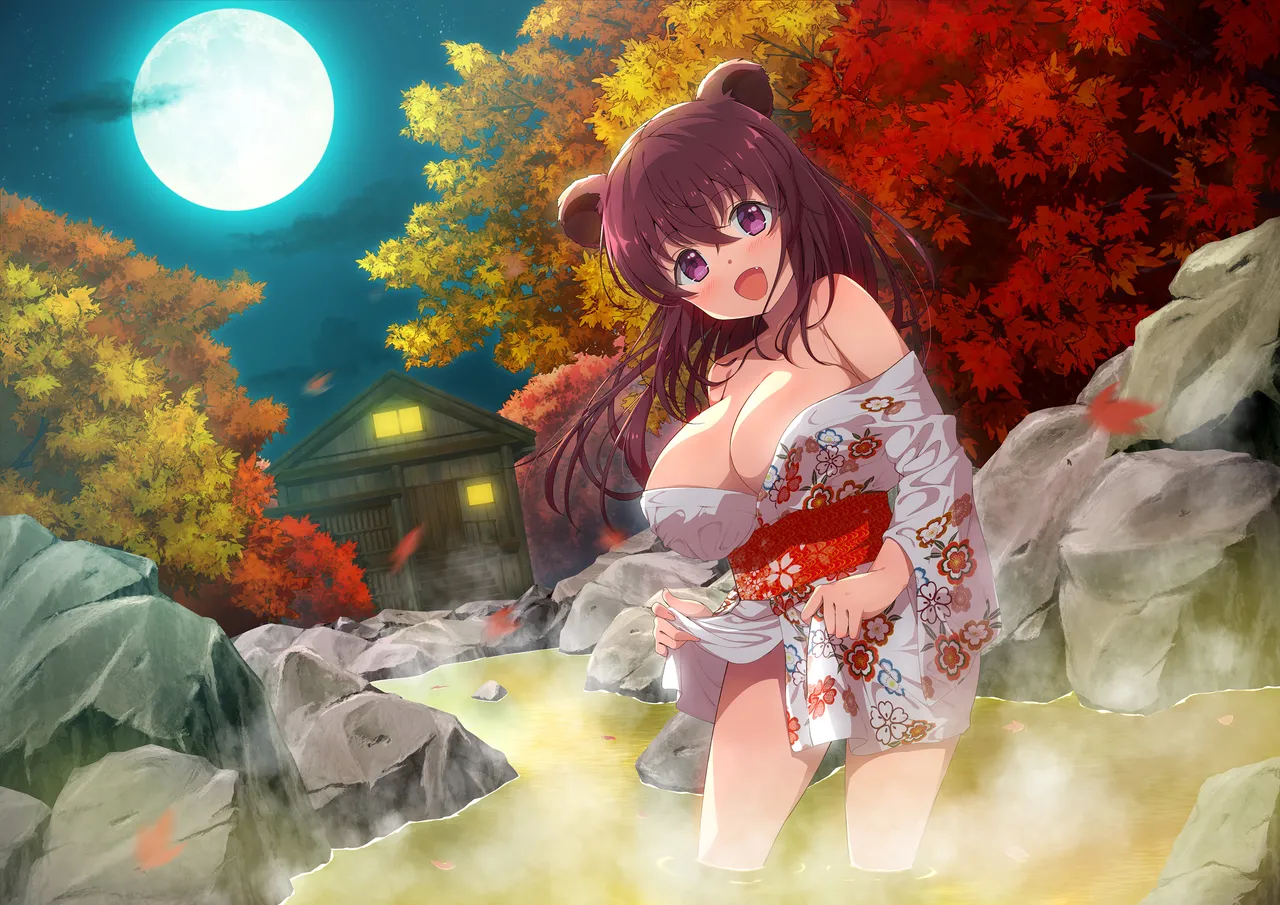 Kuma Musume to Kozukuri Onsenki ~Uchi ga Iippai Mendou Mite Ageru~ page 2 full