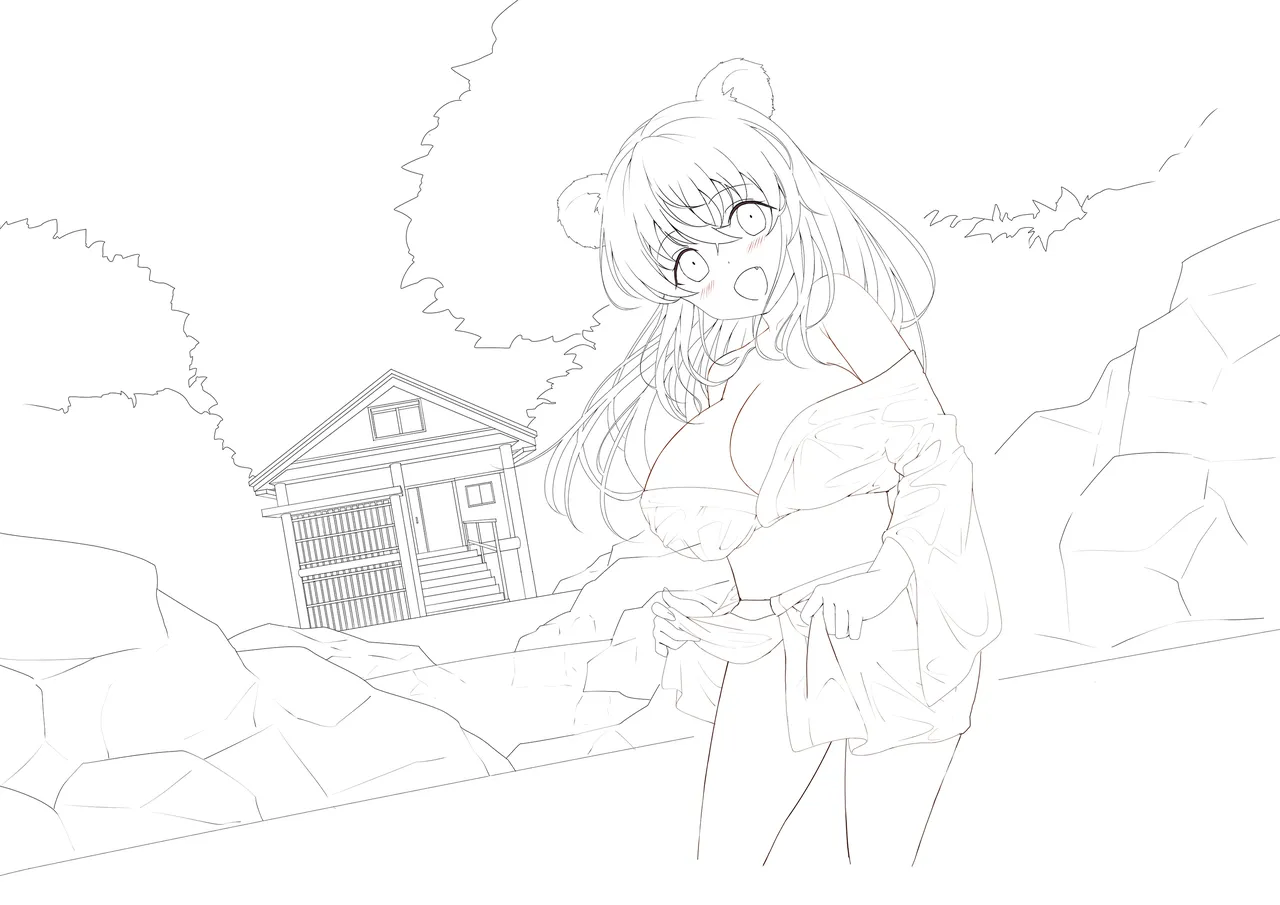 Kuma Musume to Kozukuri Onsenki ~Uchi ga Iippai Mendou Mite Ageru~ page 8 full