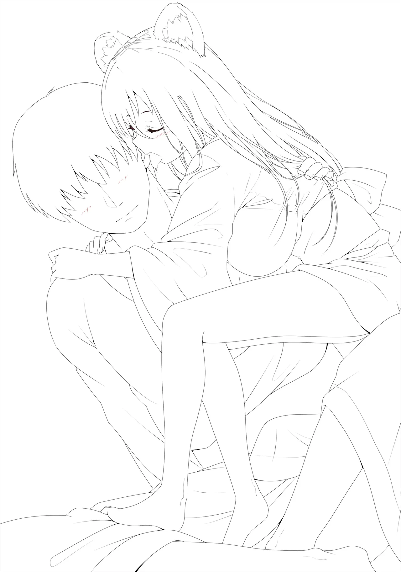 Kuma Musume to Kozukuri Onsenki ~Uchi ga Iippai Mendou Mite Ageru~ page 9 full