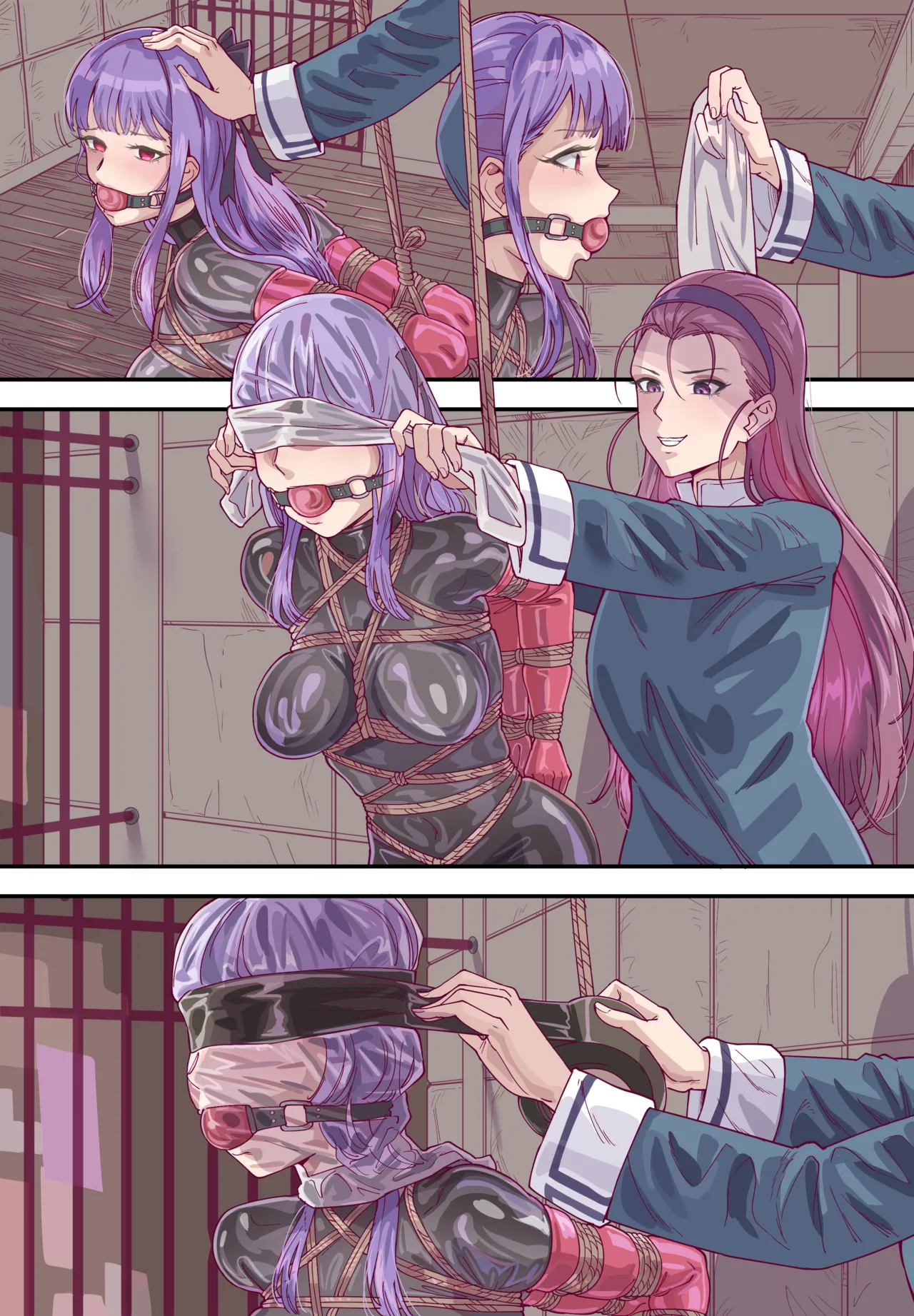 礼园女学院处刑图鉴 套袋窒息并捆绑 page 2 full