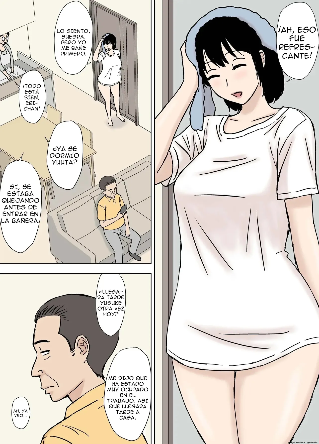 Fushidara Musukoyome no Gifuijiri | La Nuera Libertina También Hace Travesuras con su Suegro page 2 full