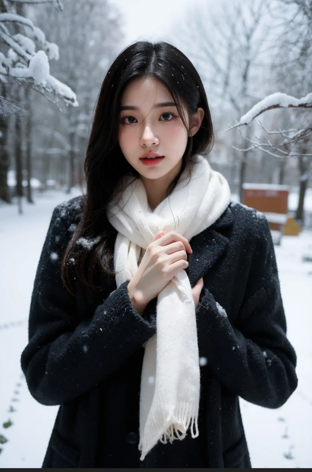 Pretty girl in winter page 3 full