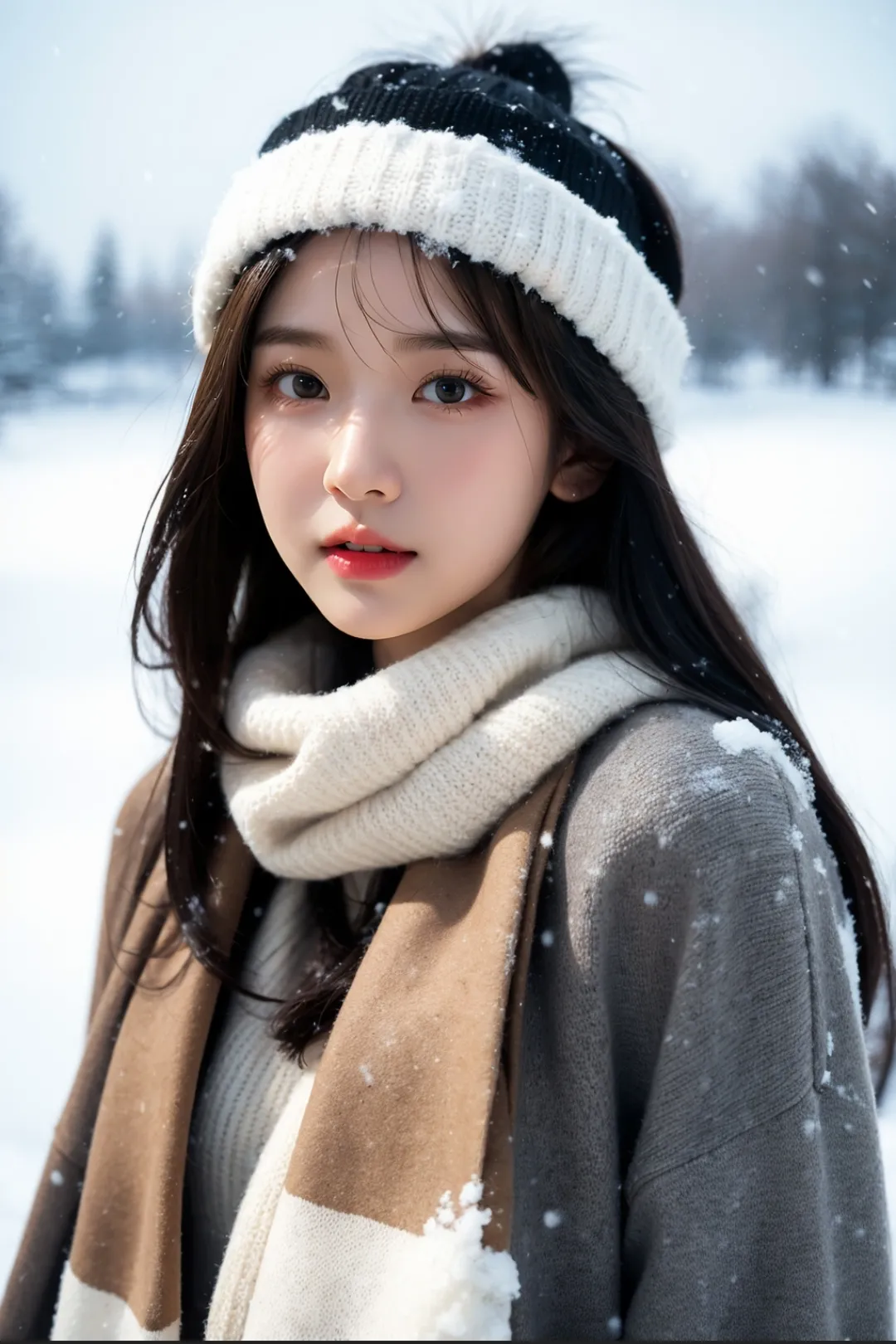 Pretty girl in winter page 5 full