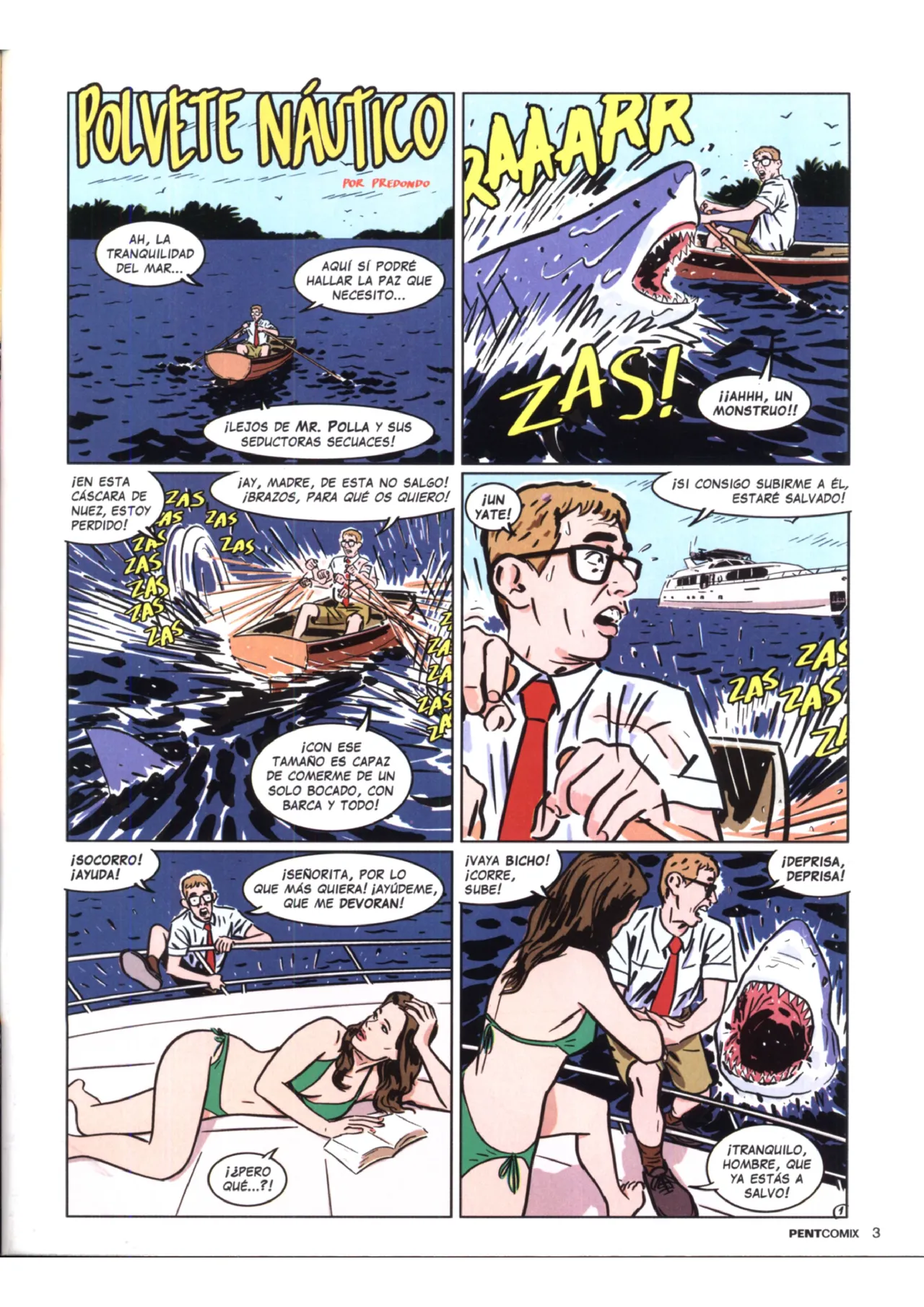 Penthouse Comix #96 page 3 full