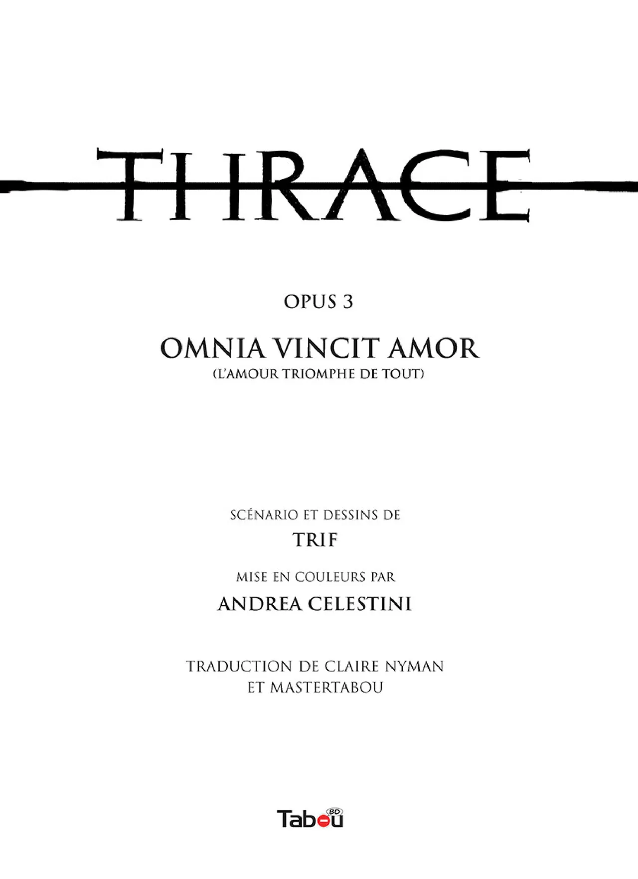 Thrace Tome 03 Omnia Vincit Amor page 2 full