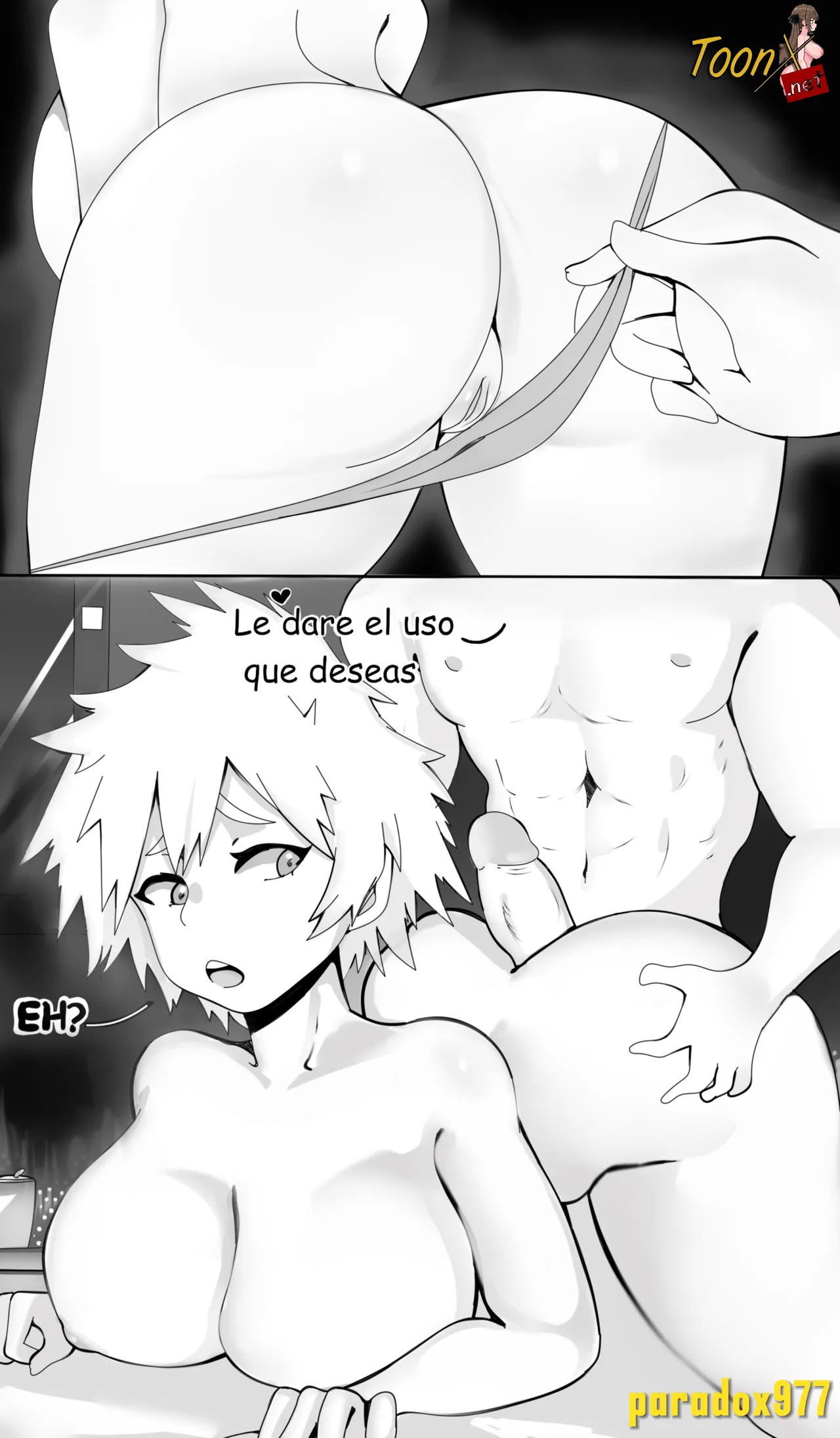 Paradox977 - Mitsuki bakugo - oneshot page 4 full