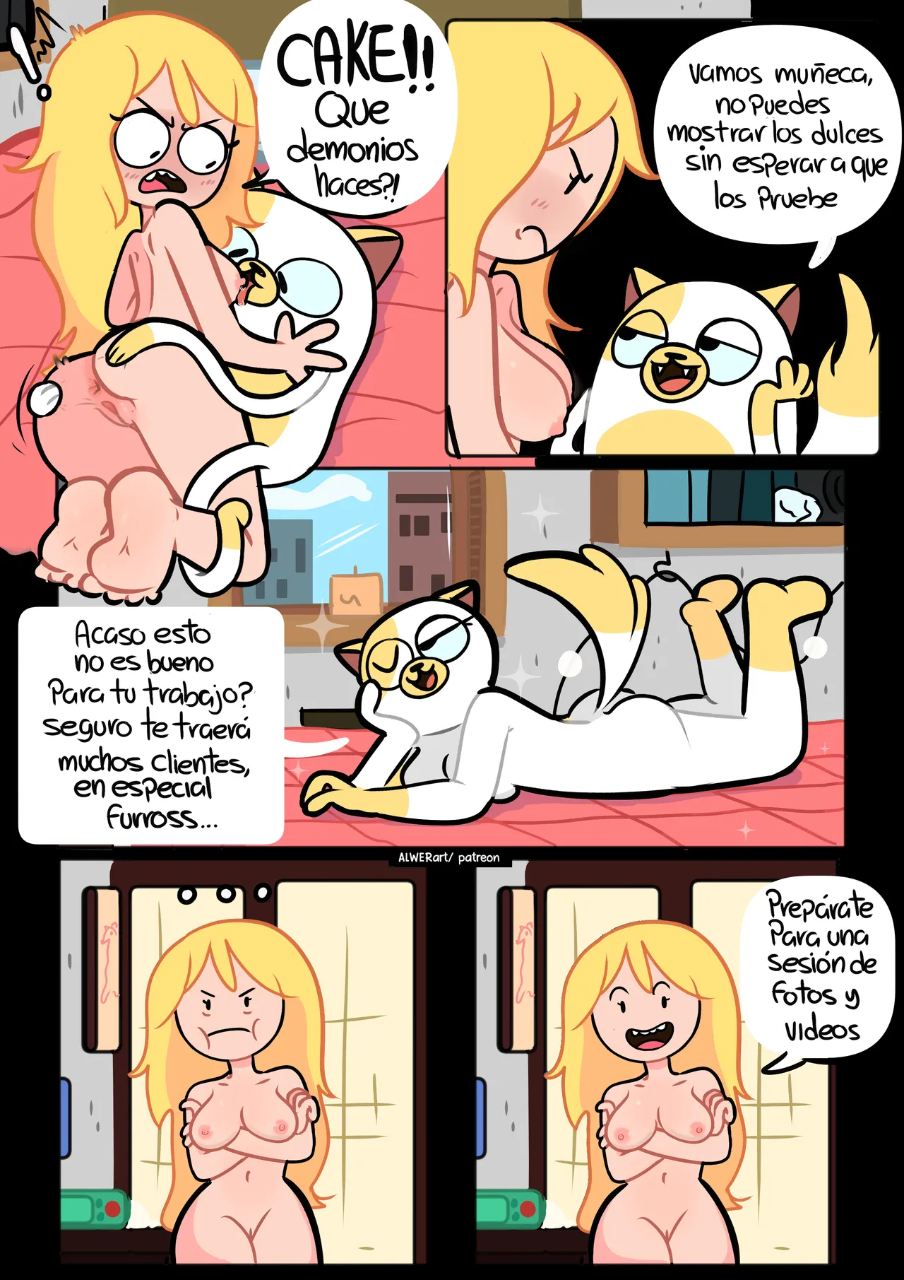 Fionna y Cake: Un Nuevo Trabajo page 4 full