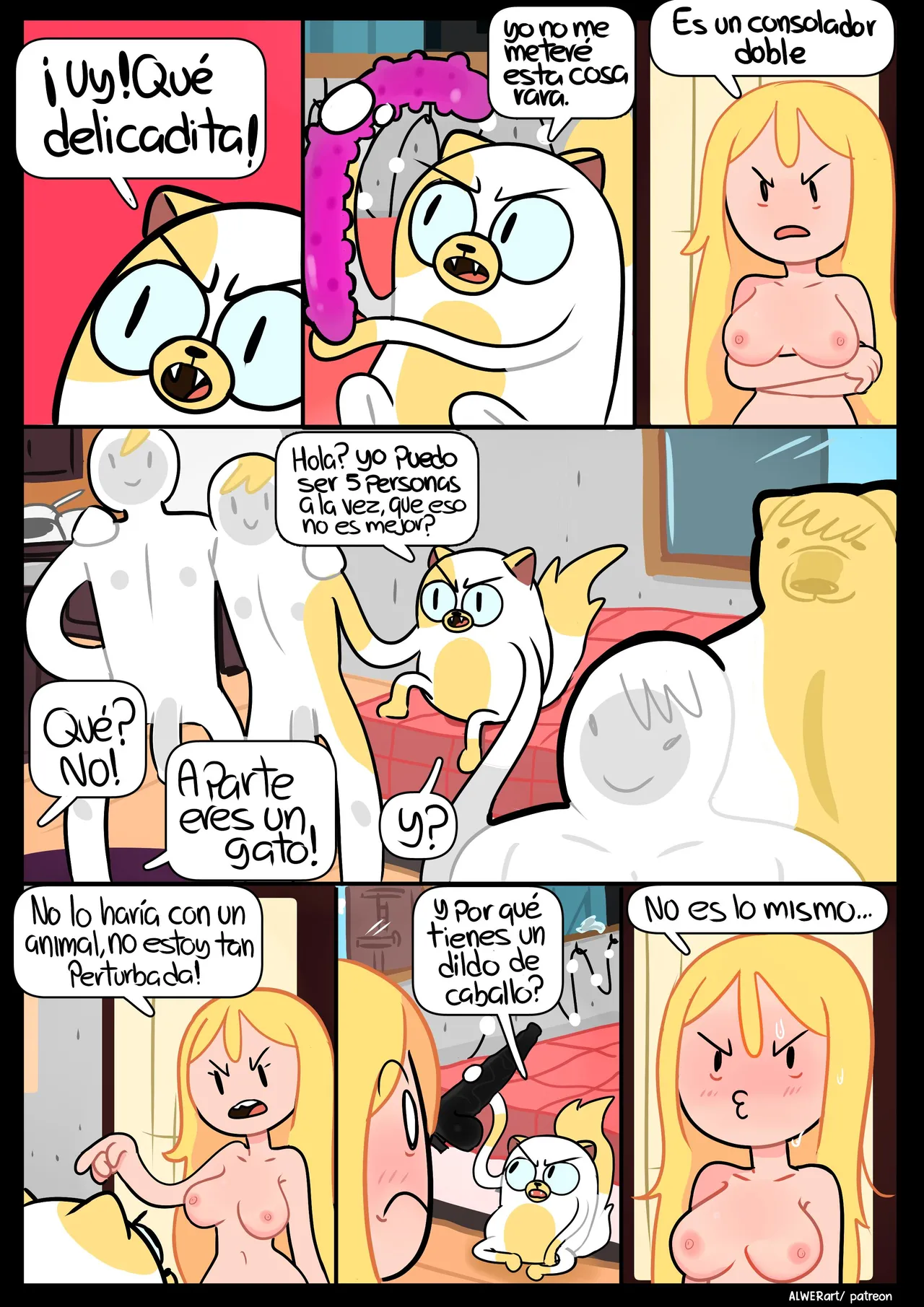 Fionna y Cake: Un Nuevo Trabajo page 8 full