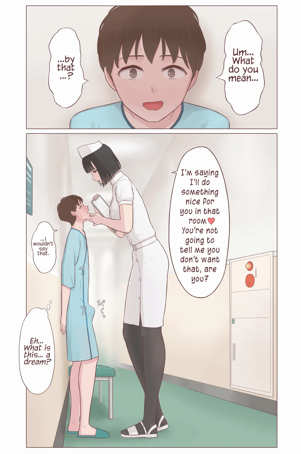 Choushin Nurse-san Manga | Tall Nurse Manga page 3 full