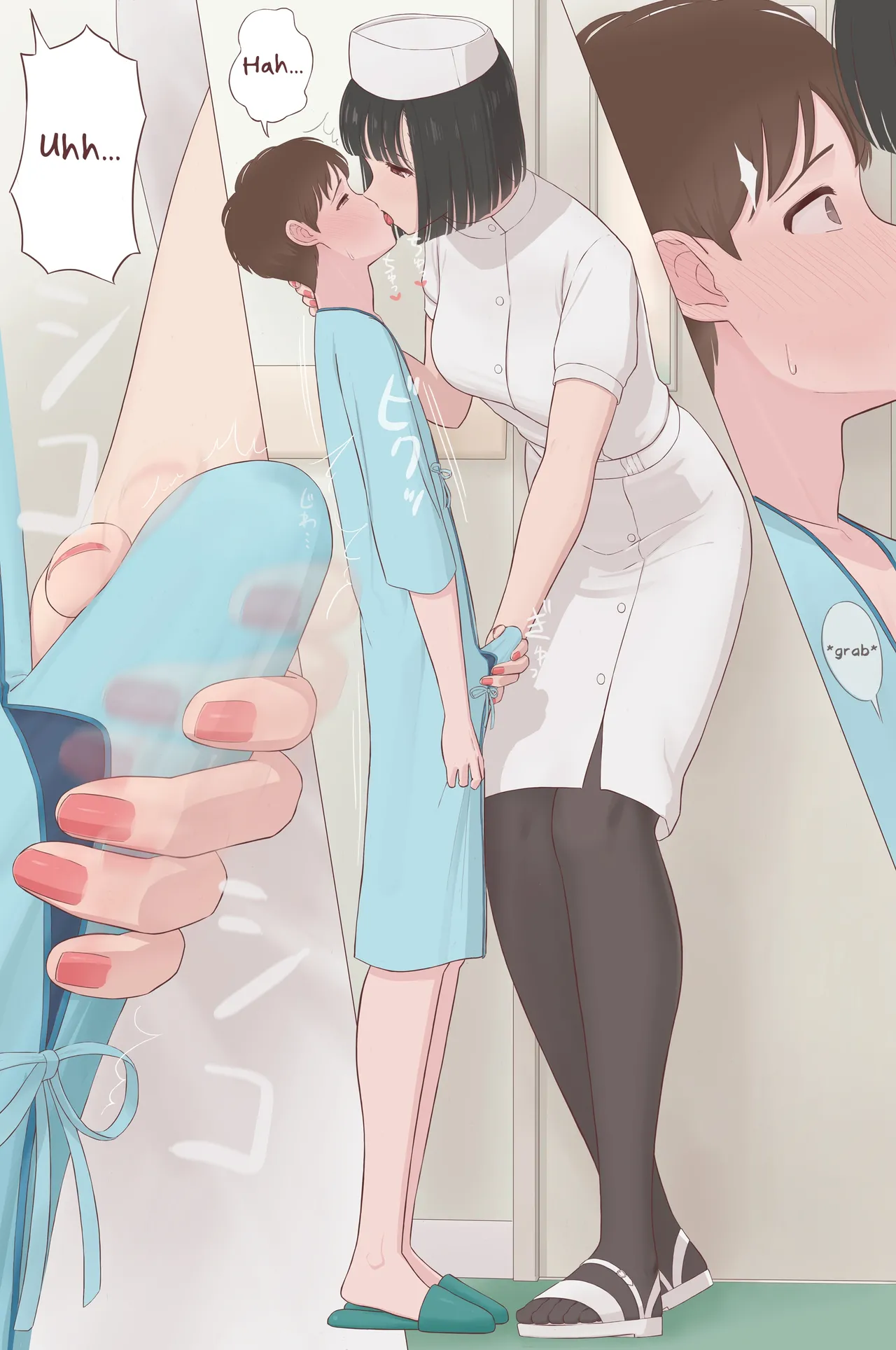 Choushin Nurse-san Manga | Tall Nurse Manga page 7 full