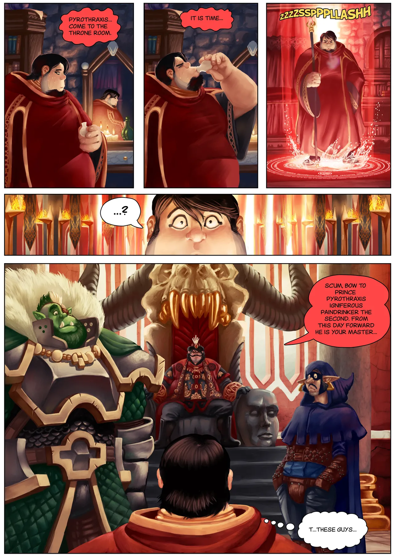 A Dragon, Burning page 2 full