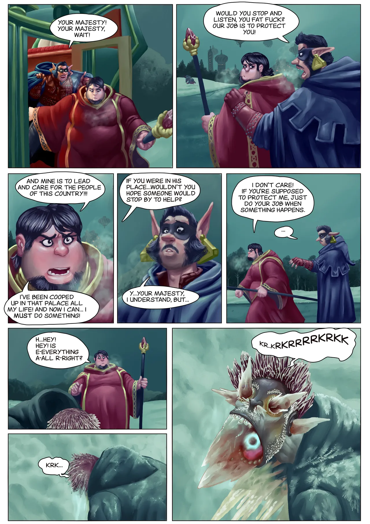 A Dragon, Burning page 7 full