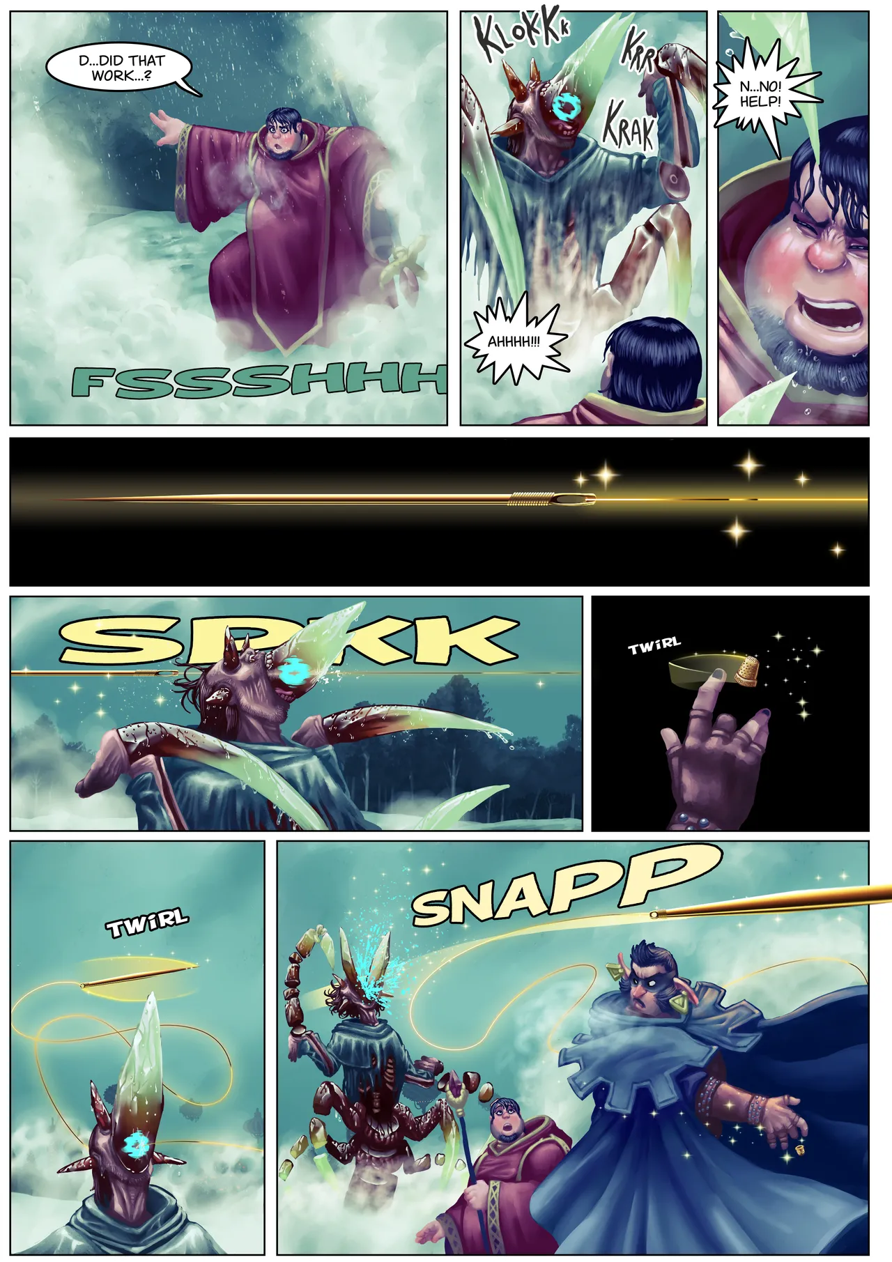 A Dragon, Burning page 9 full