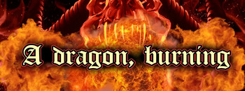 A Dragon, Burning cover