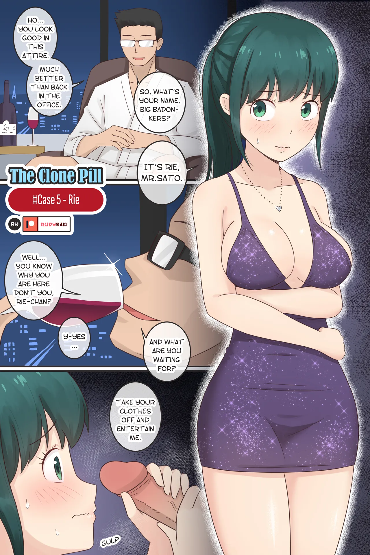 The Clone Pill: #Case 5 - Rie page 1 full