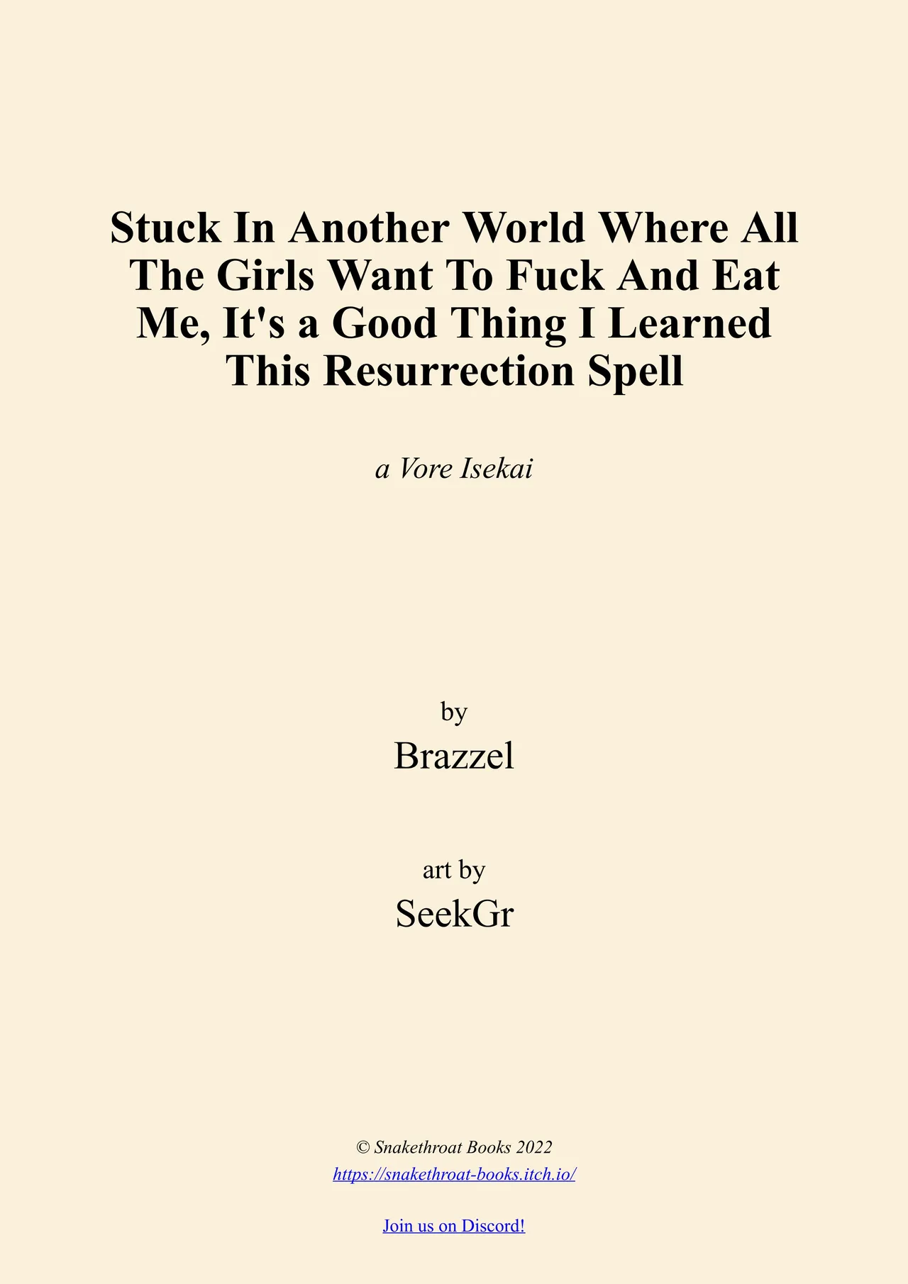 Stuck in another world where all the girls want to fuck and eat me 3.5 page 2 full