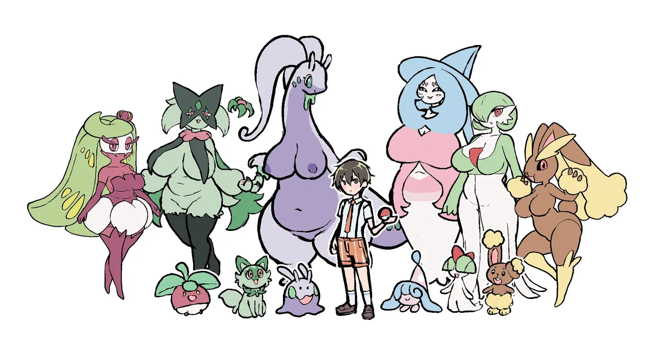 手持ち6匹揃えたら全員ドスケベ進化先ポケモンで人生終了 page 4 full