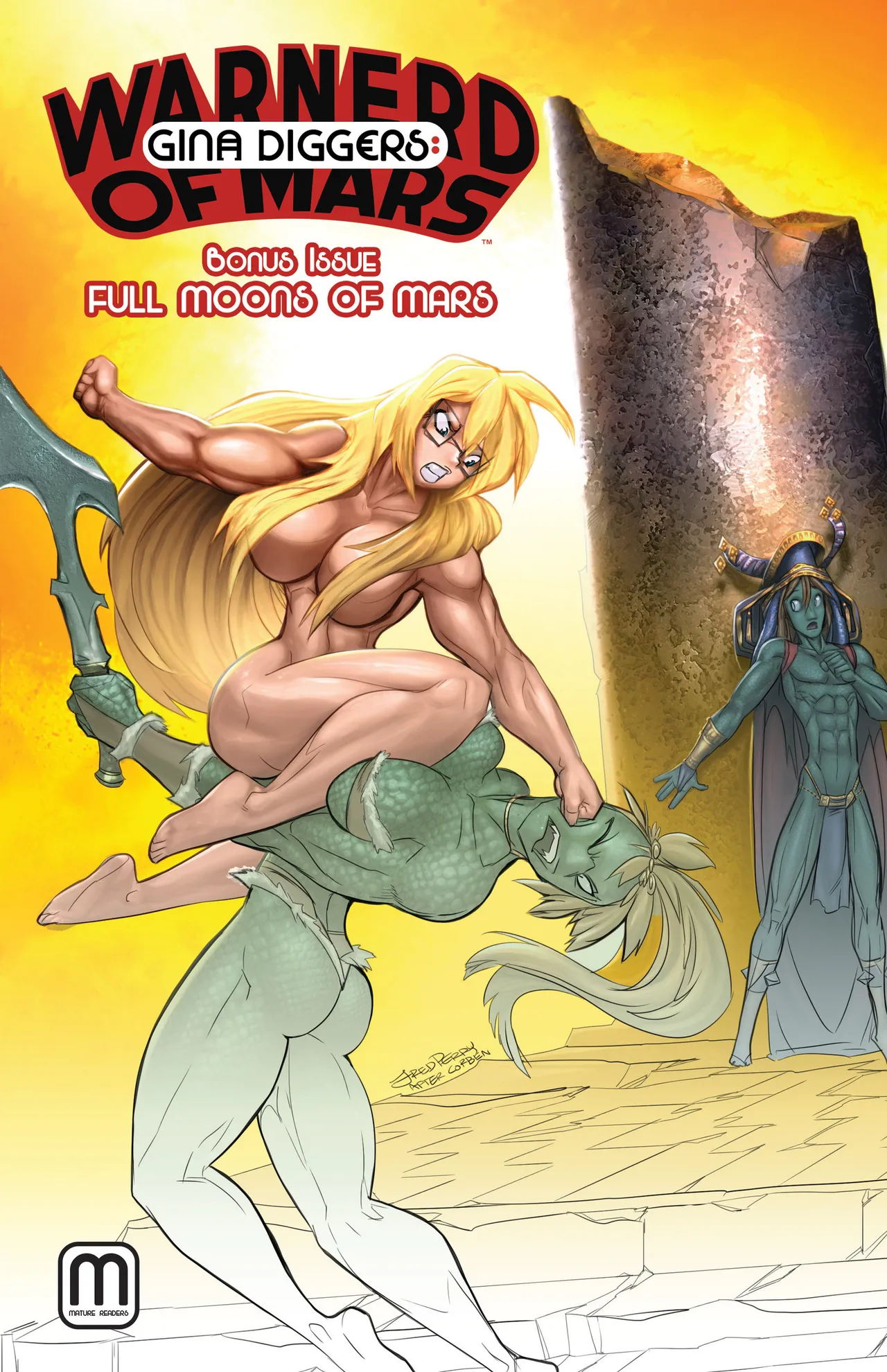 Gina Diggers: Warnerd of Mars - Bonus Issue Full Moons of Mars page 1 full