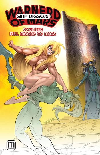 Gina Diggers: Warnerd of Mars - Bonus Issue Full Moons of Mars cover