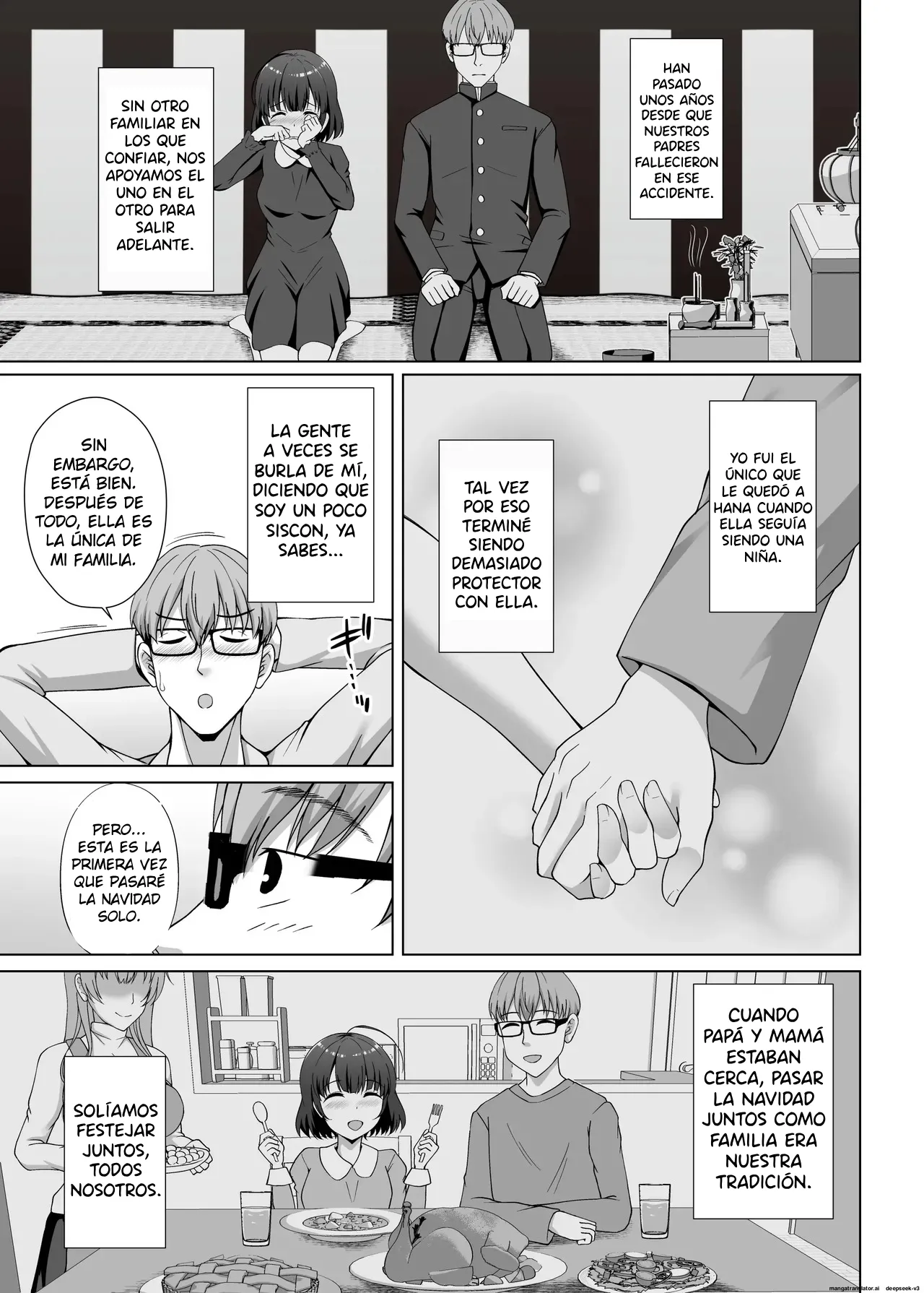 Imouto ga Asagaeri shita Christmas ~Teshio ni Kaketa Imouto wa Yarichin Kareshi ni Sei no Roku Jikan Kotteri Dakareteita~ | Mi Hermanita Llegó a Casa Temprano en la Mañana ~Mi Querida Hermana Pequeña, a Quien he Criado con Tanto Cuidado, Fue Completamente Violada por su Novio Playboy durante Seis Horas Apasionadas~ page 8 full