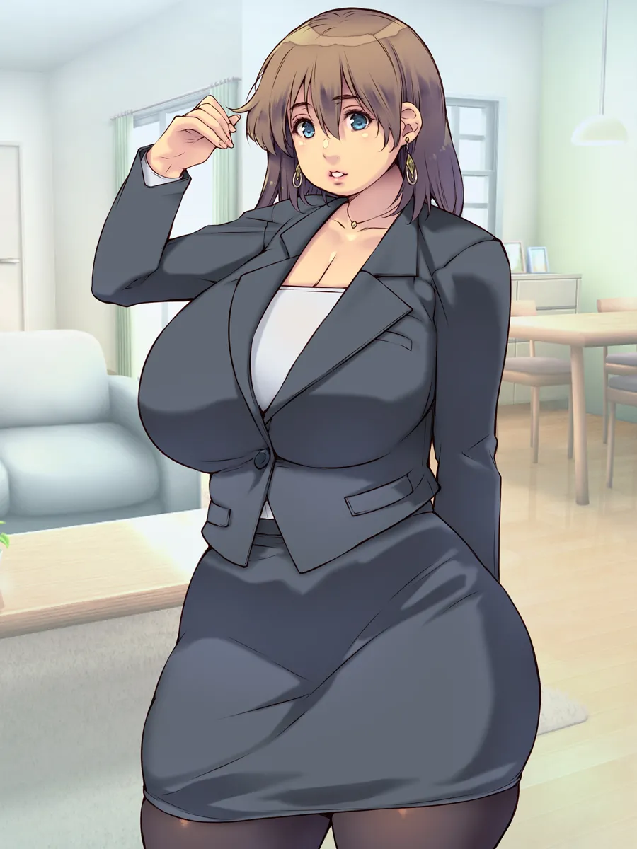 Mama wa wa rabu ～ boku wa , darashinai Kyonyū okāsan ga suki i ～ page 2 full