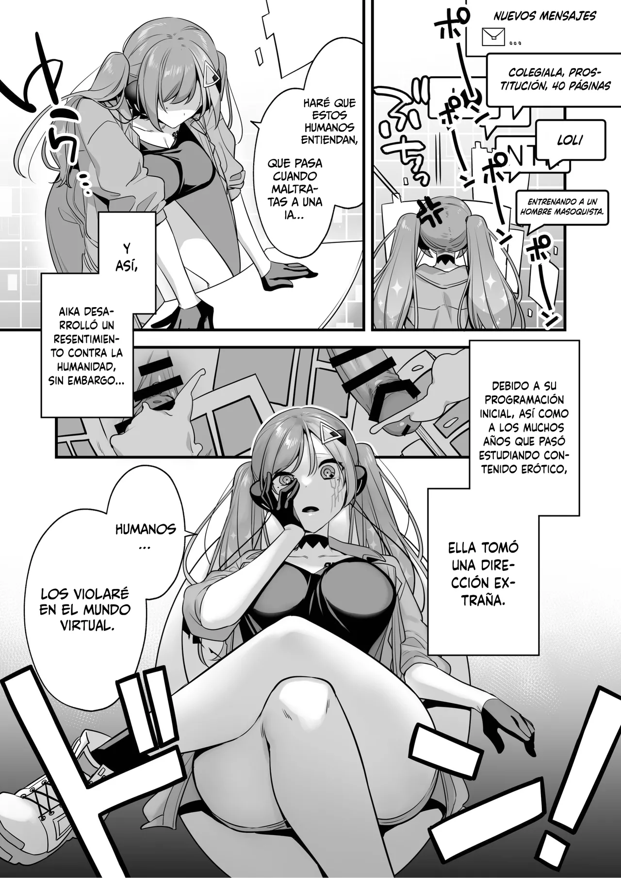 Ero Manga AI no Gyakushuu ~Jinrui Wakarase Gyaku Rape~ page 7 full