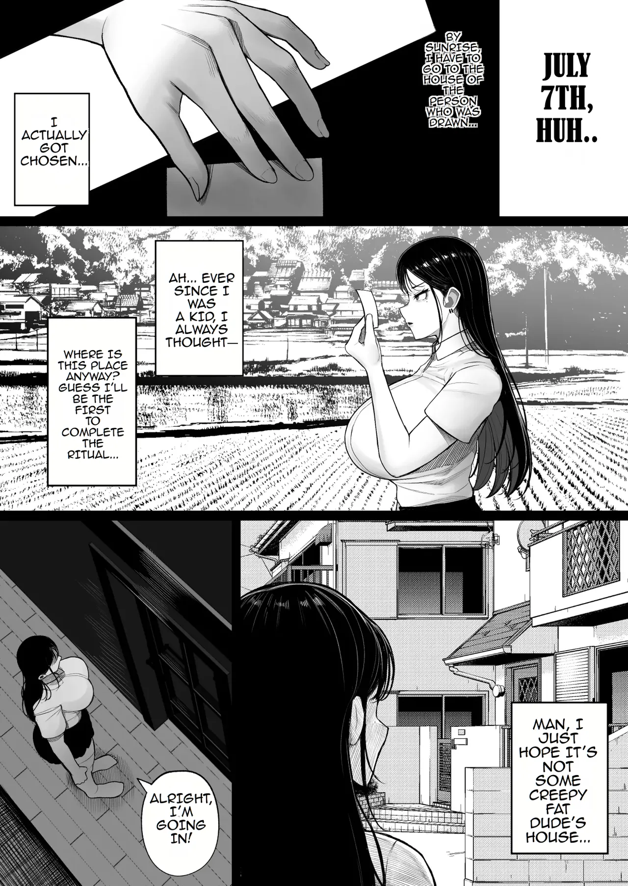 Mura no Kishuu de Bakunyuu Yankee to Yareta Hanashi | A Story About Fucking a Big-Titted Delinquent Because of Village Traditions page 8 full